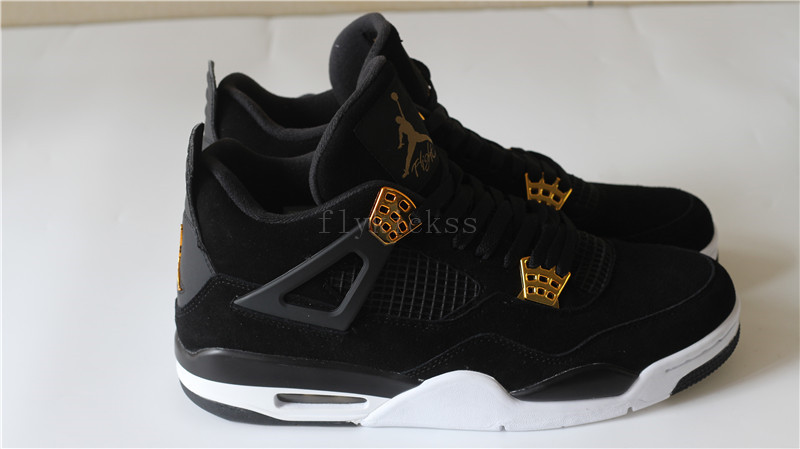 Air Jordan 4 Retro Royalty Black Suede